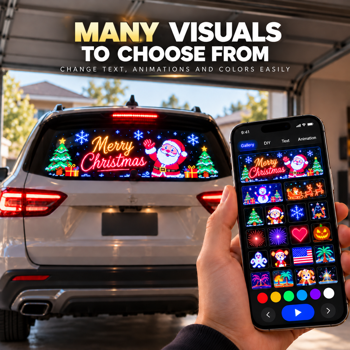 CozaLuxe Christmas LED Film